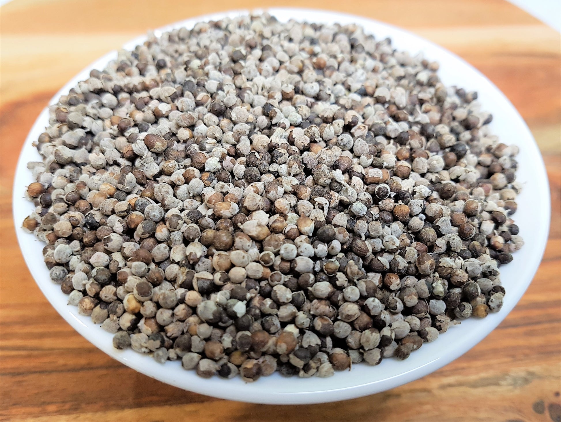 organic chaste tree berries in a bowl